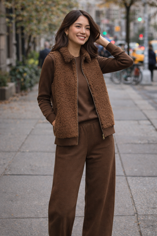 Conjunto de 3 piezas cálido y súper cómodo para mujer.