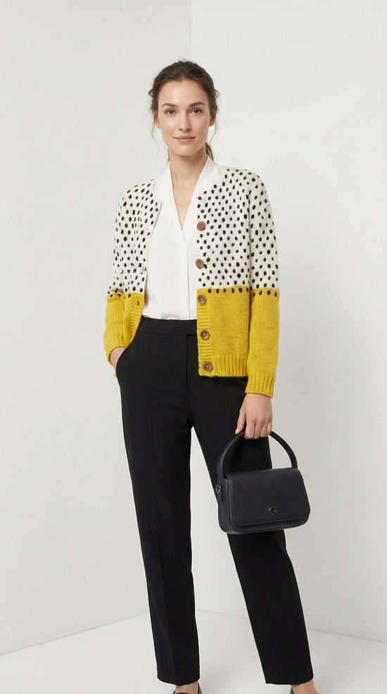 ADELINE | Cárdigan de Lunares