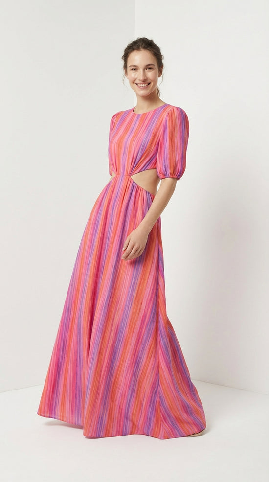 PALOMA  |  Vestido midi con aberturas.