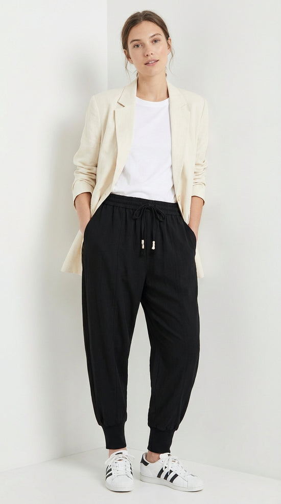 Riku - Pantalón confort de algodón Mujer