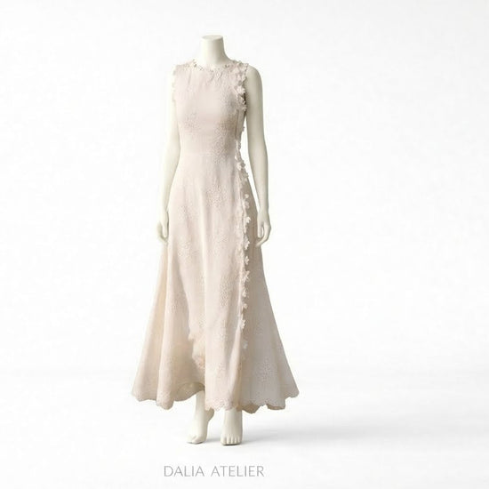 LORENA | Vestido estampado de diseño .