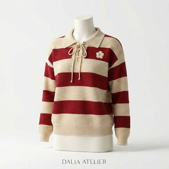 Tabea | Elegante suéter otoñal con detalle de nudo